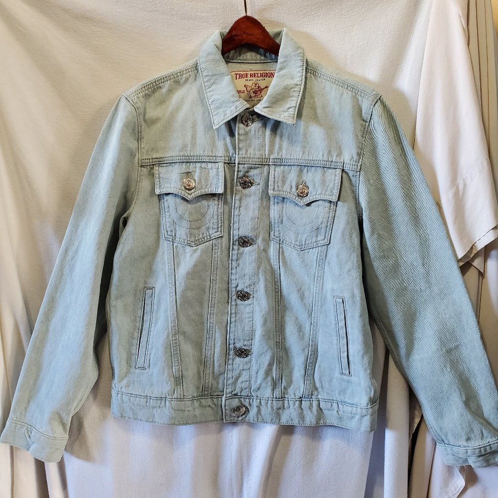 NWT True Religion Denim "Trucker Jacket" Size S for men